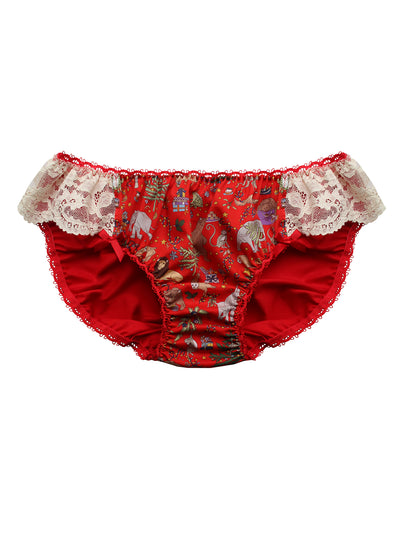 Joy Christmas Liberty Cotton Knicker