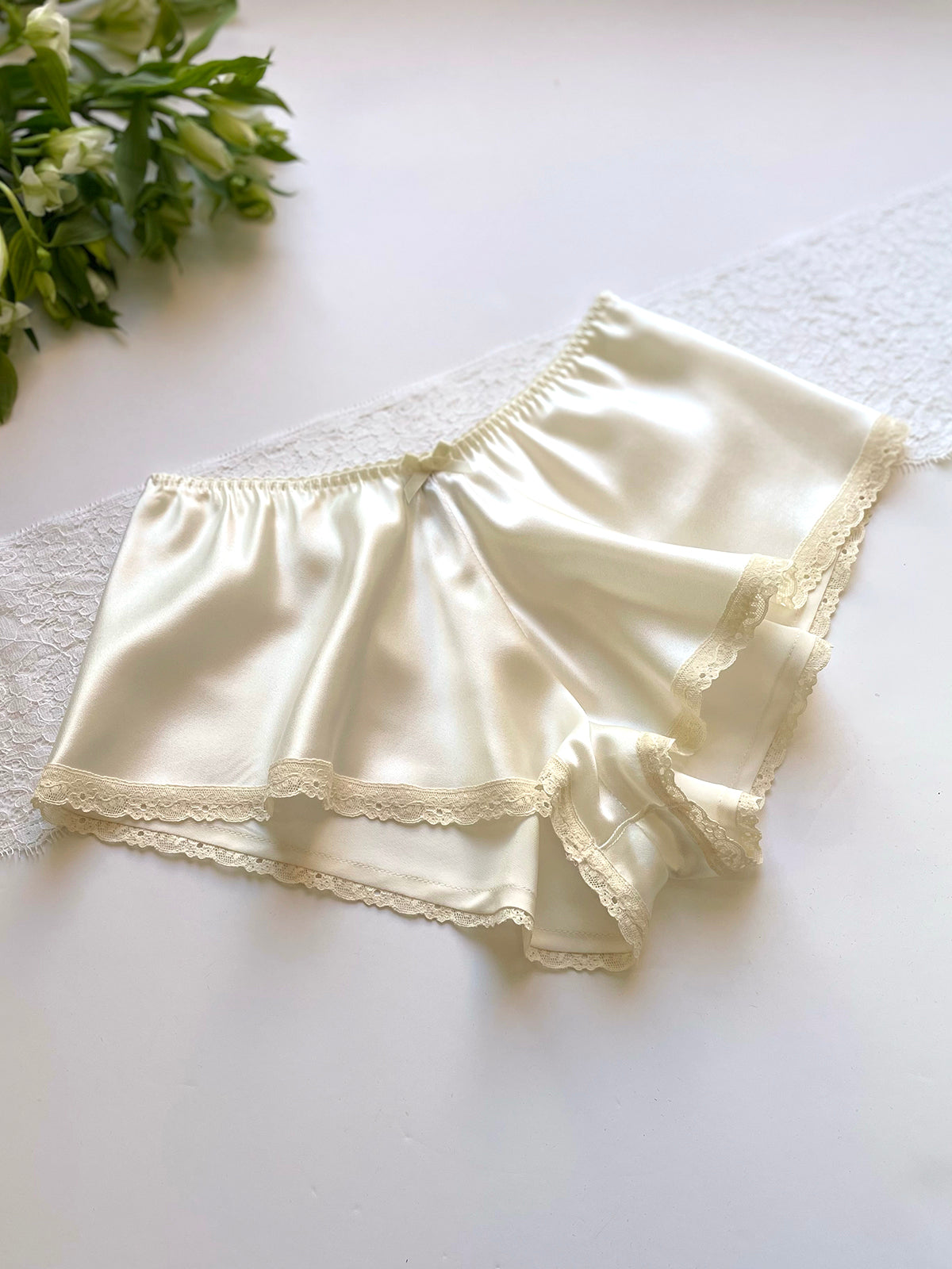 Betsy Ivory Silk French Knicker