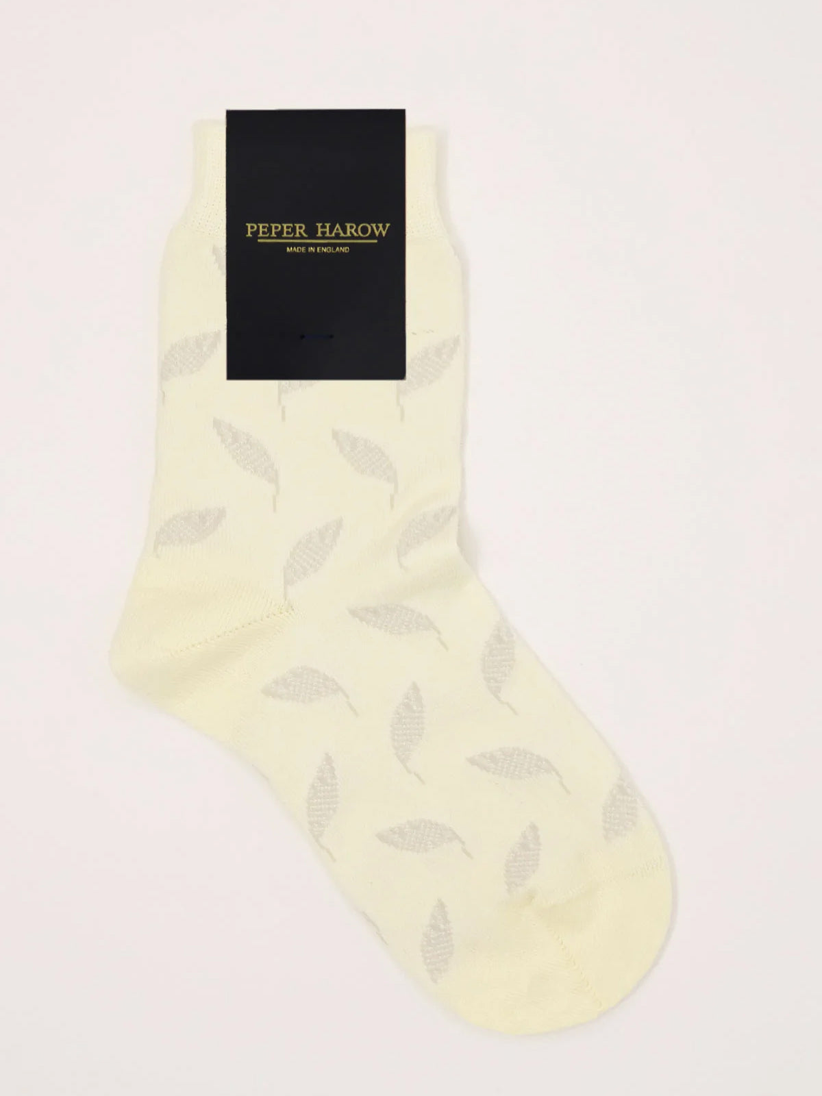 Peper Harow Leaf Cream Socks