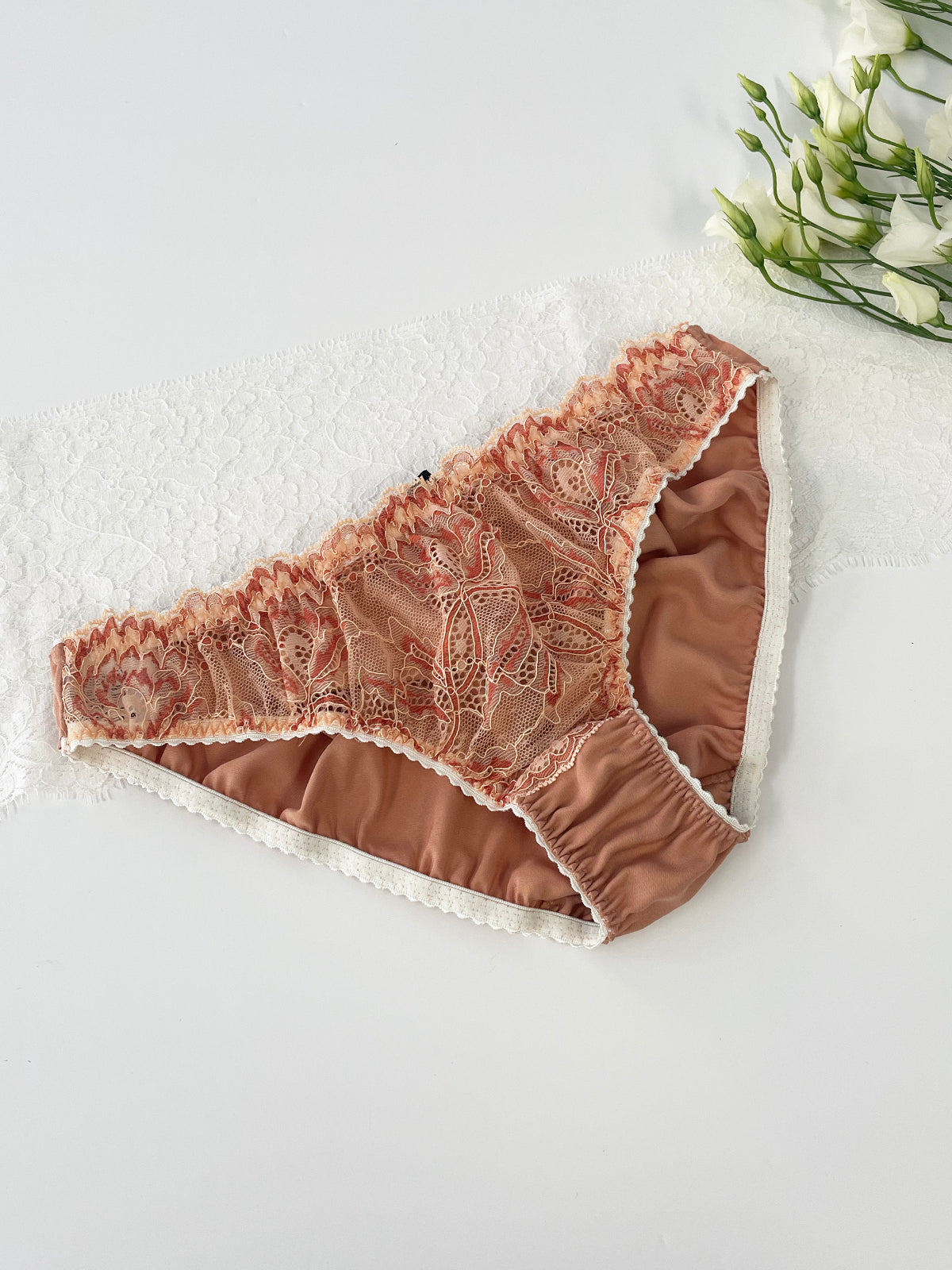 Penny Coral Organic Bamboo Silk Knicker