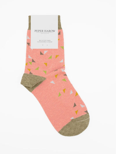 Peper Harow Trilateral Pink Socks